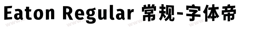 Eaton Regular 常规字体转换